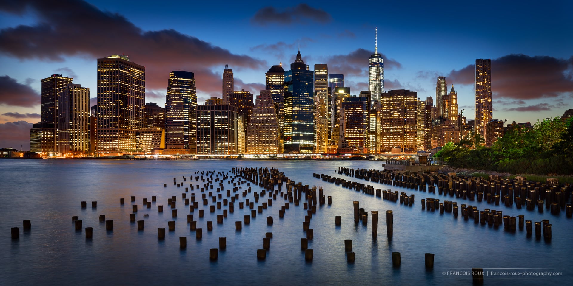 Photo of New York City Downtown Manhattan at Dusk